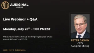Auriginal Mining Live Webinar + Q&A